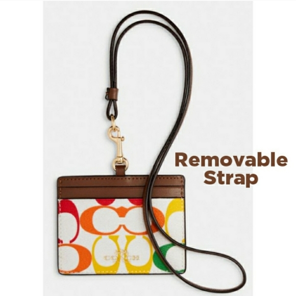 **SALE** NEW Coach Reversible Tote & ID Lanyard 🌈 - Picture 12 of 14